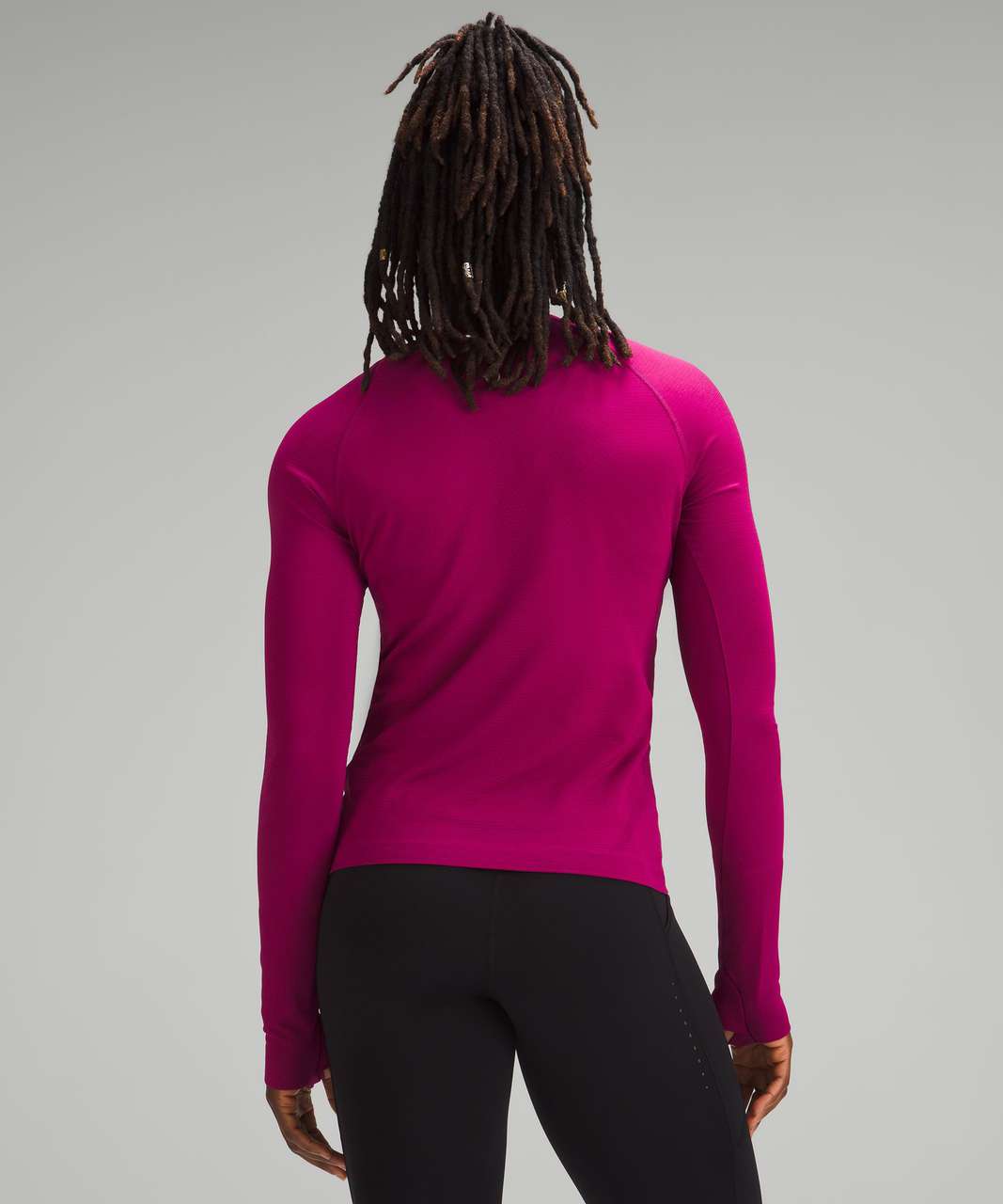 Lululemon Swiftly Tech Long-Sleeve Shirt 2.0 *Race Length - Magenta Purple  / Magenta Purple - lulu fanatics