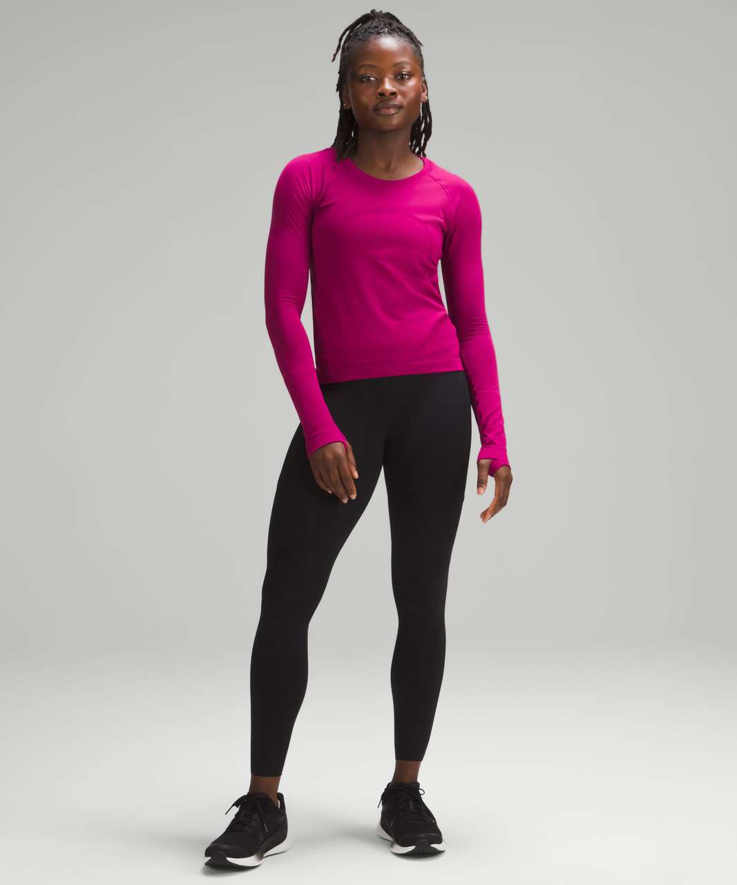 Lululemon Swiftly Tech Long-Sleeve Shirt 2.0 *Race Length - Magenta Purple / Magenta Purple