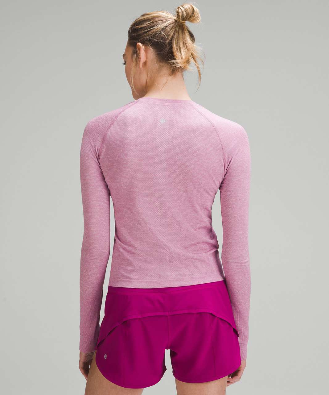 Lululemon Swiftly Tech Long-Sleeve Shirt 2.0 *Race Length - Pink Peony / Velvet Dust