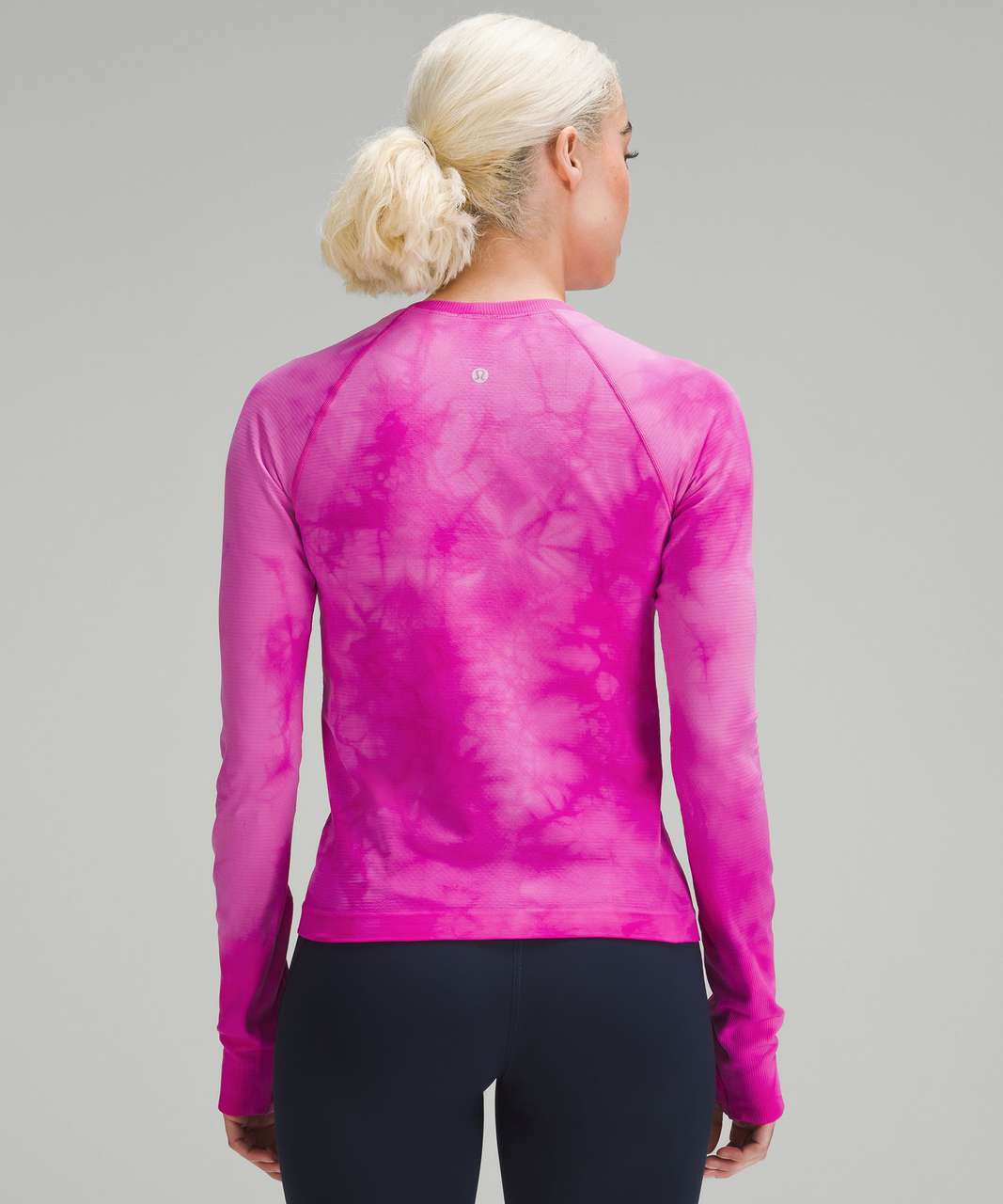 Lululemon Swiftly Tech Long-Sleeve Shirt 2.0 *Race Length - Marble Dye Sonic Pink