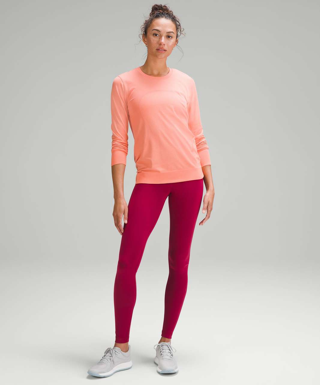 Lululemon Wunder Train High-Rise Tight 28 - Pomegranate - lulu fanatics