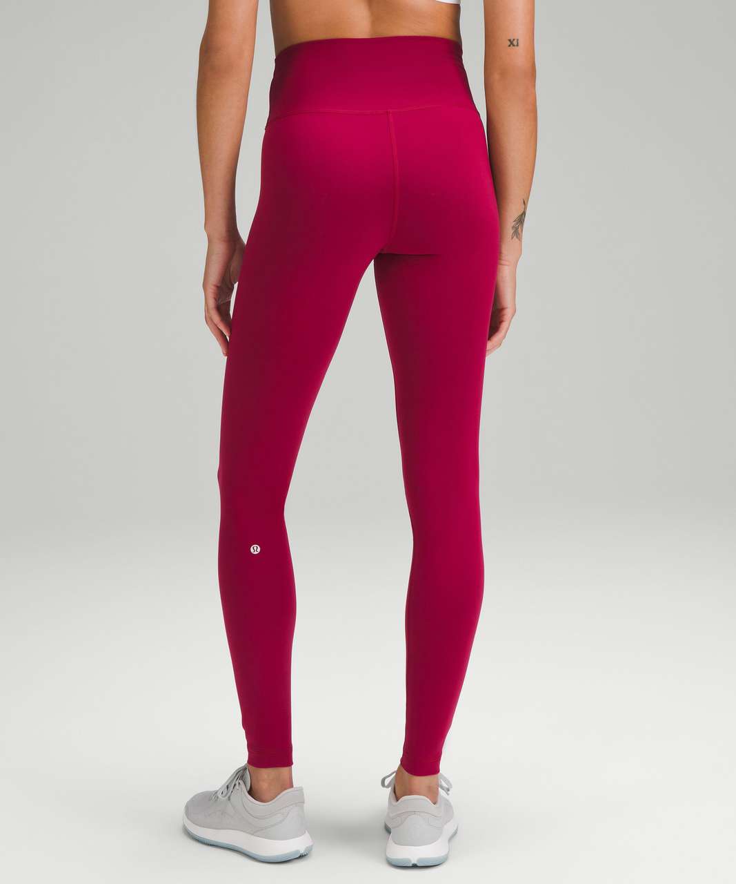 Lululemon Wunder Train High-Rise Tight 28 - Pomegranate - lulu fanatics