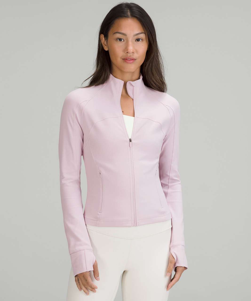 Lululemon Cropped Define Jacket *Nulu - Pink Peony - lulu fanatics