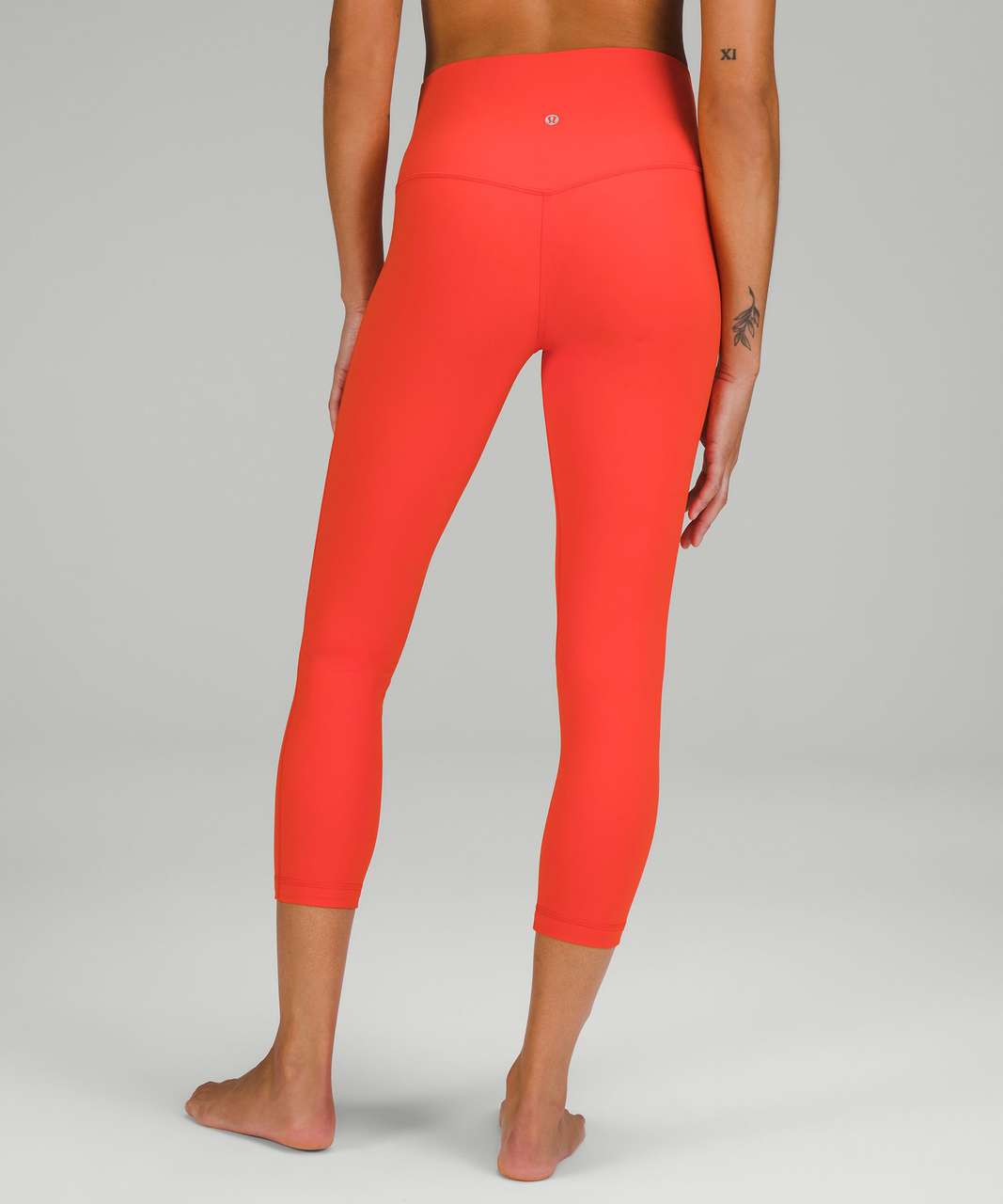 Leggings Lululemon Orange size 0 US in Polyester - 26919977