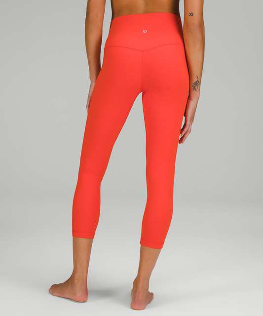 Lululemon Align High-Rise Crop 23 - Bronze Green - lulu fanatics