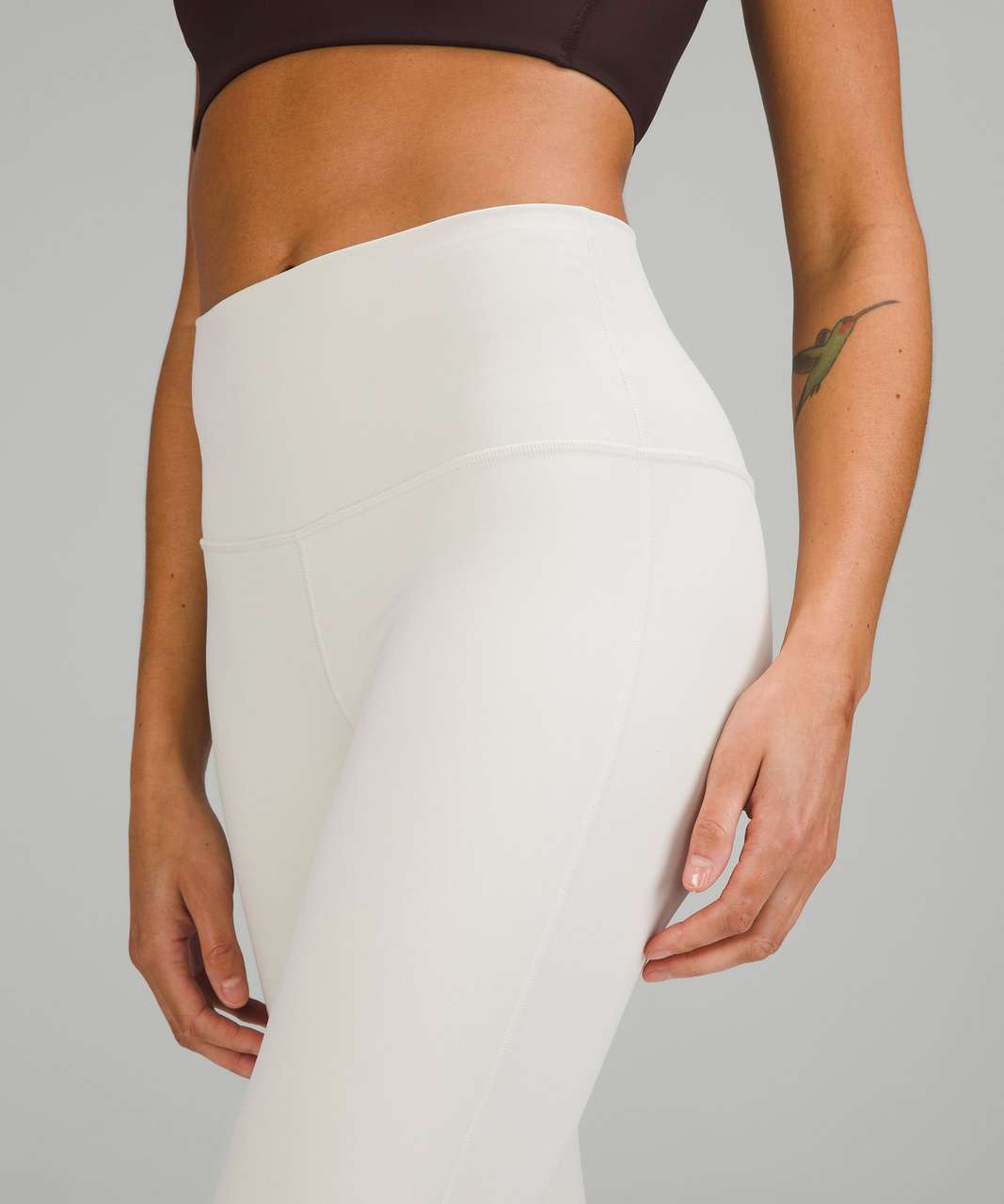 Lululemon Outfit in color Bone featuring align leggings and softstreme