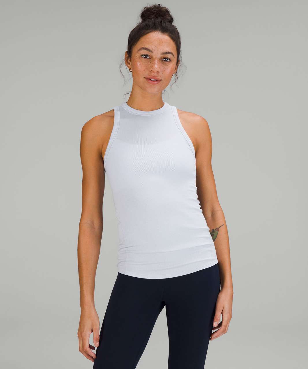 Blissful Beginnings White Sleeveless Crop Top