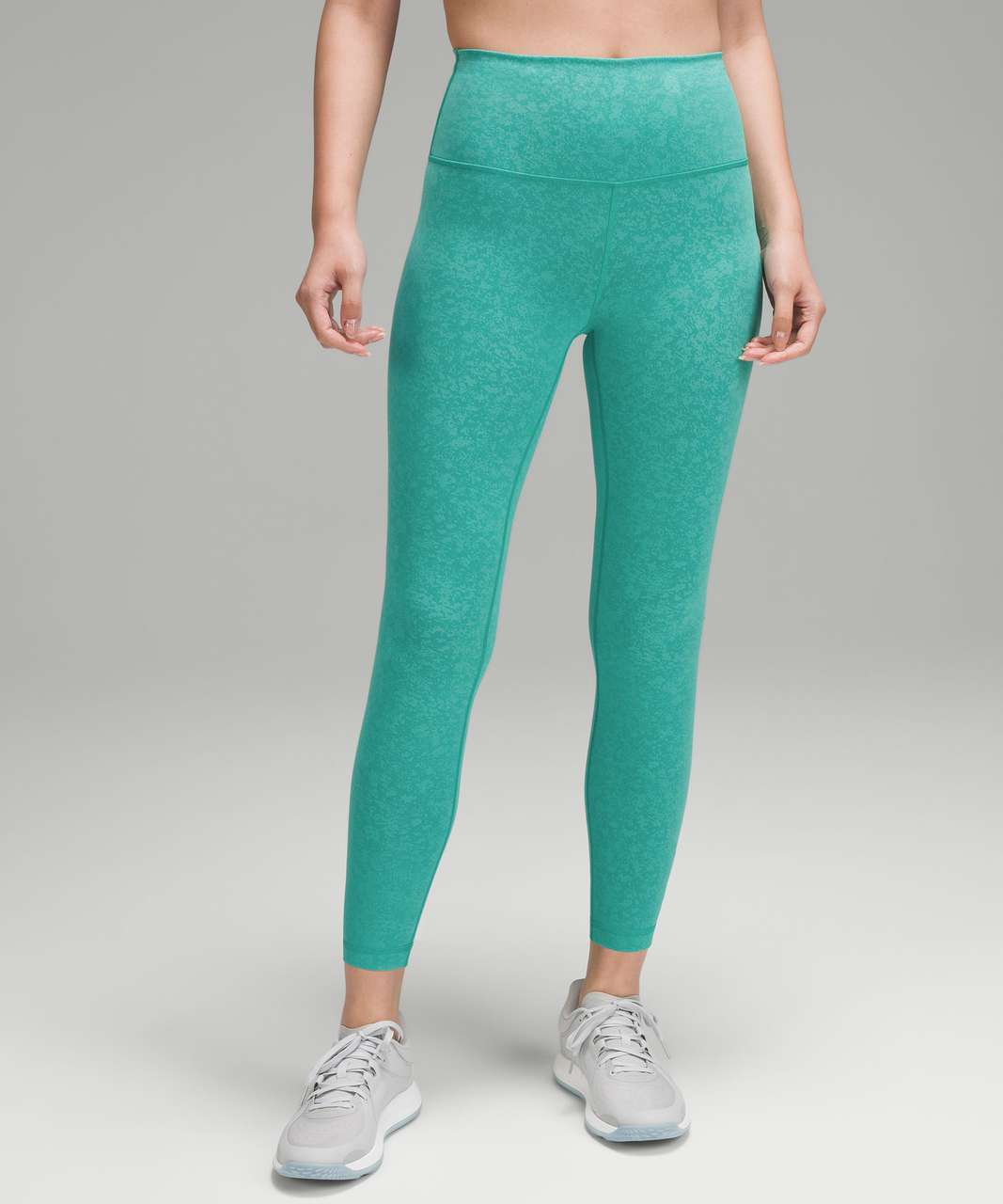 Lululemon Wunder Train High-Rise Tight 25 - Blaze Maldives Green - lulu  fanatics