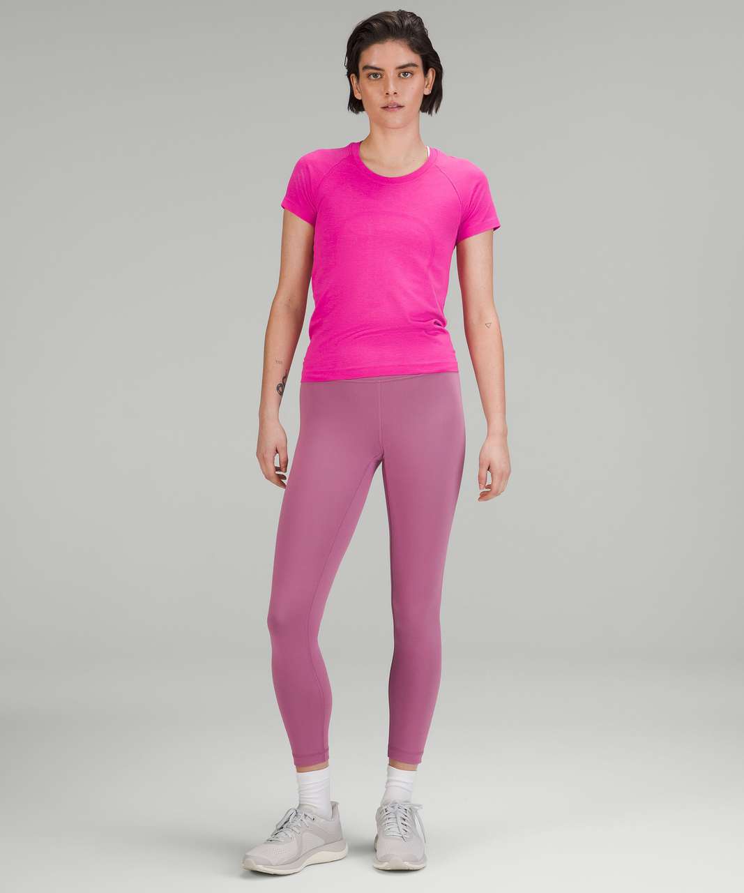 Lululemon Wunder Under Hi-Rise Tight (Ombre) *28 Ombre Fuchsia Pink Yoga 6  RARE