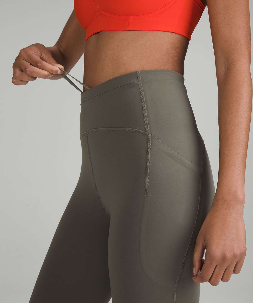 Lululemon Scenic Route 7/8 Tight *25 - Grey Sage - lulu fanatics