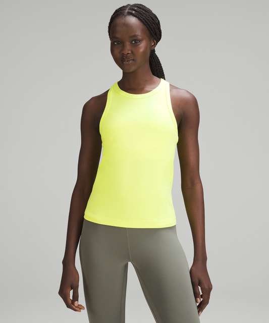 Lululemon Align Waist-Length Racerback Tank Top - Rhino Grey - lulu fanatics