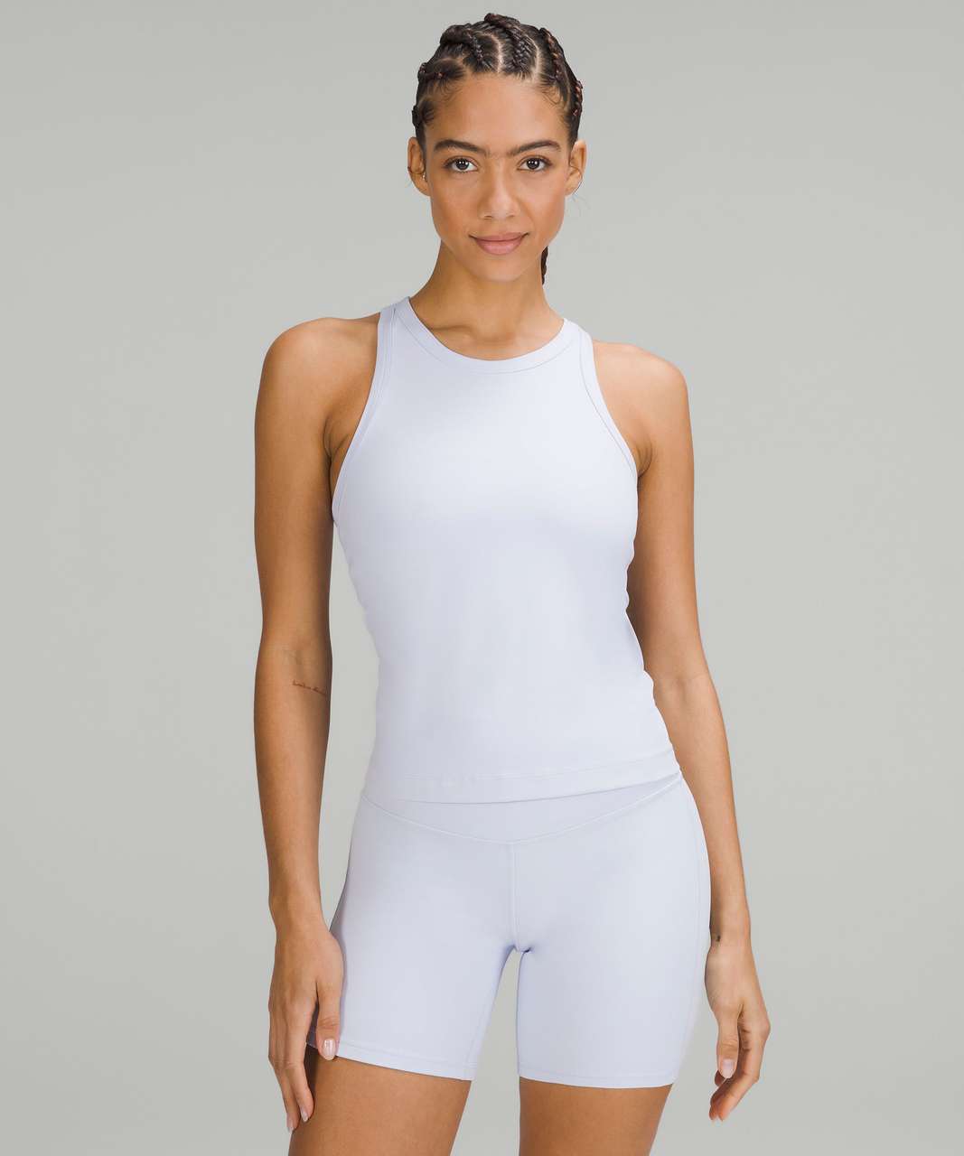 Lululemon Align Waist-Length Tank Top - White - lulu fanatics