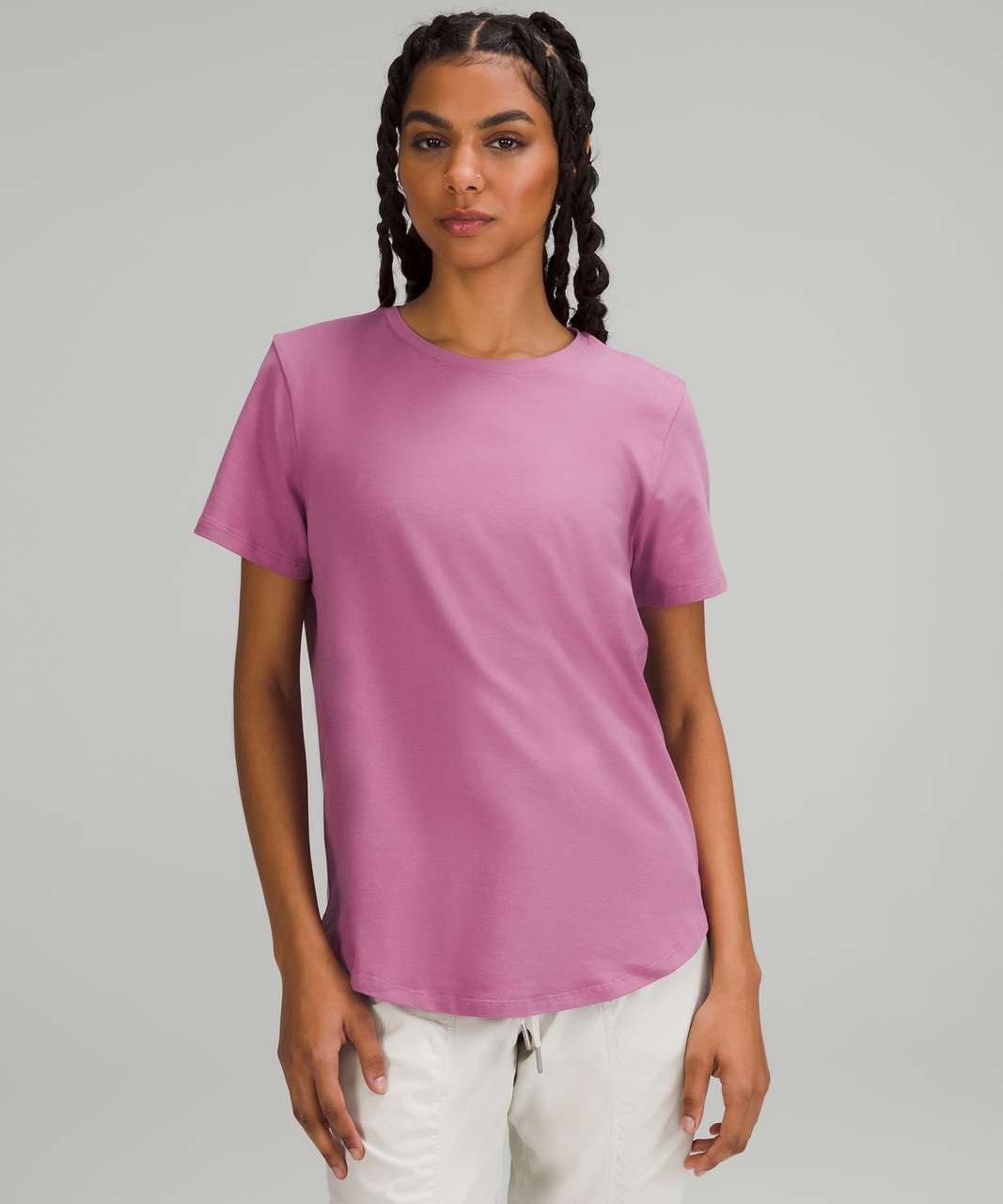 Lululemon Love Crewneck T-Shirt - Velvet Dust (First Release) - lulu  fanatics