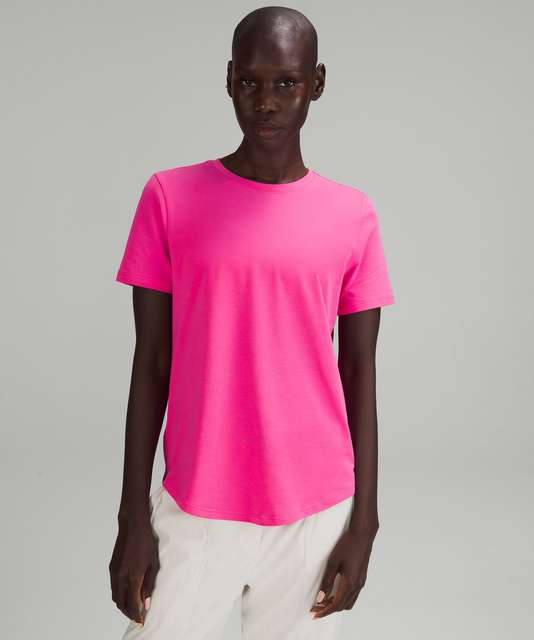 Lululemon Love Crew Short Sleeve T-Shirt - Pink Blossom - lulu fanatics