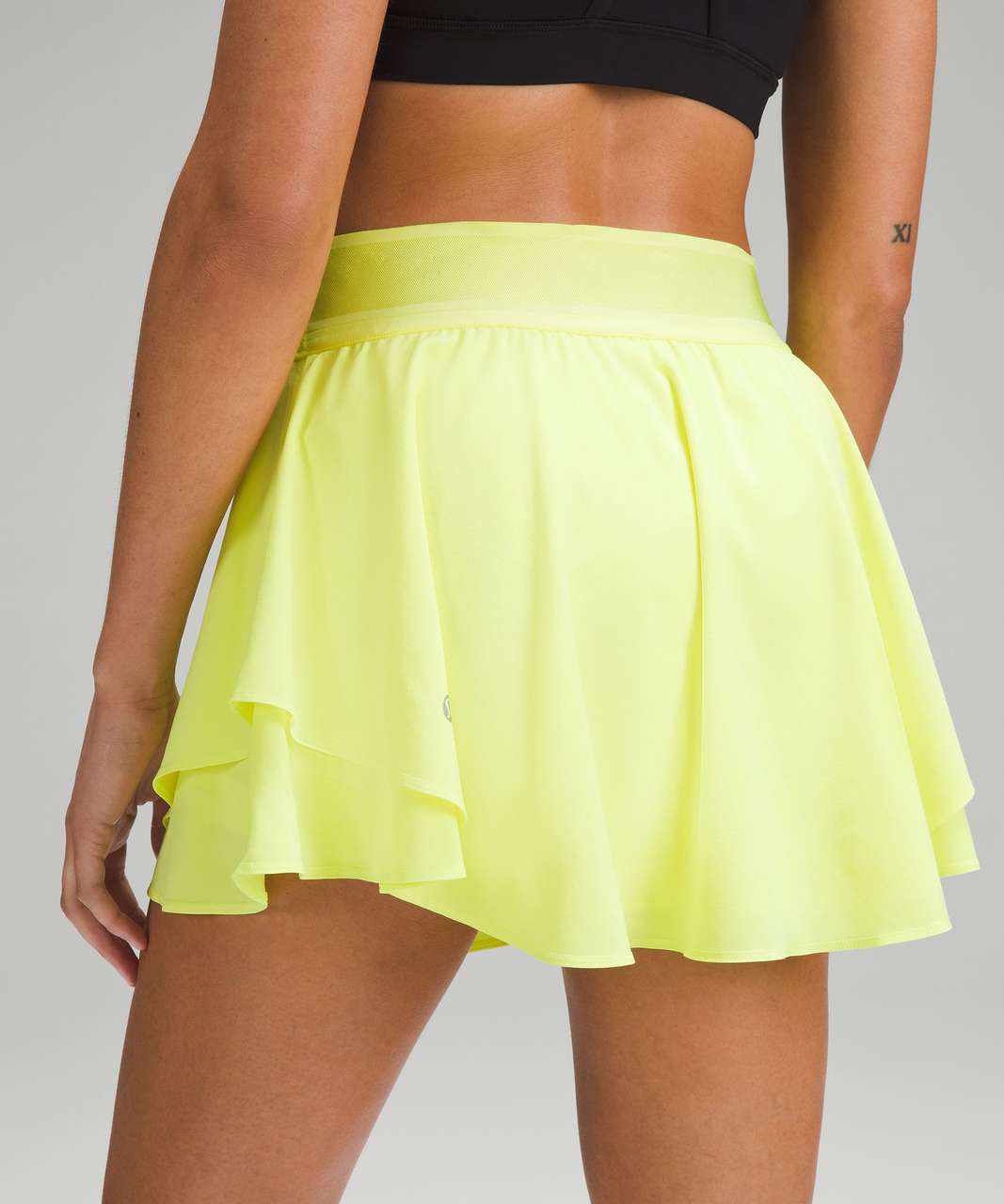 Lululemon Court Rival High-Rise Skirt - Electric Lemon