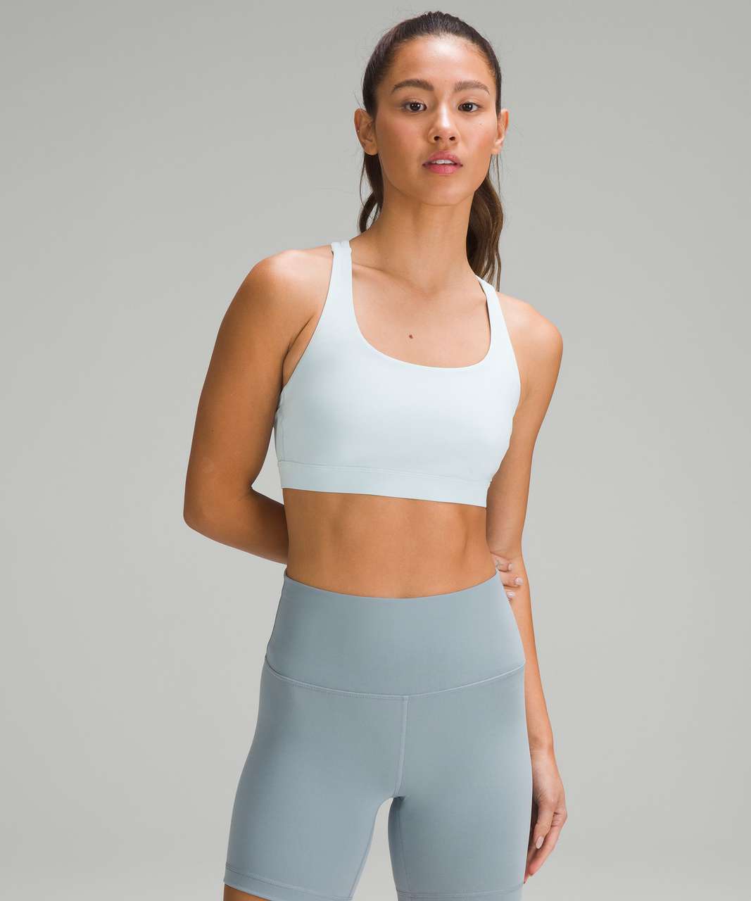 Lululemon Energy Bra *Medium Support, B–D Cups - Powder Blue