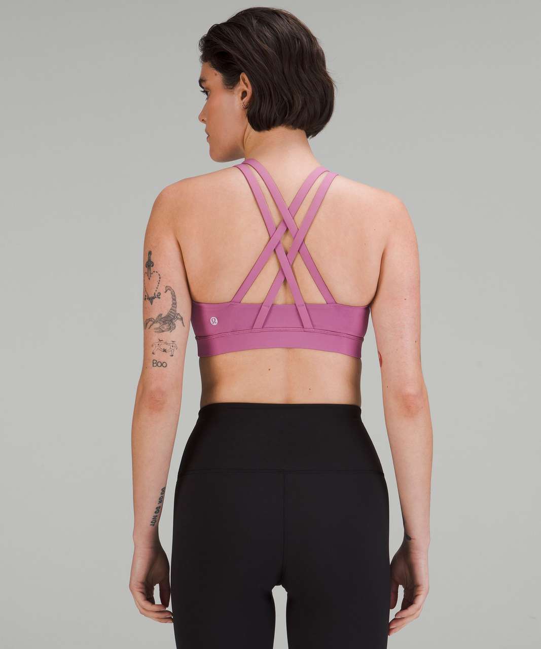 Lululemon Energy Bra Long Line *Medium Support, B–D Cup - Lavender Dew -  lulu fanatics