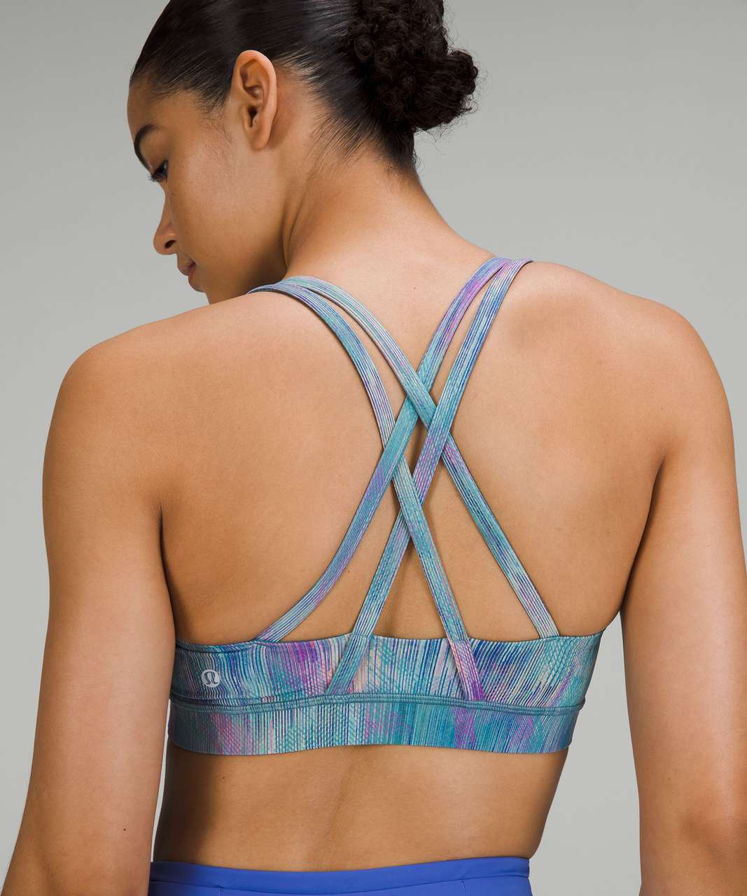 Lululemon Energy Bra *Medium Support, B–D Cups - Pixel Diffuse Multi