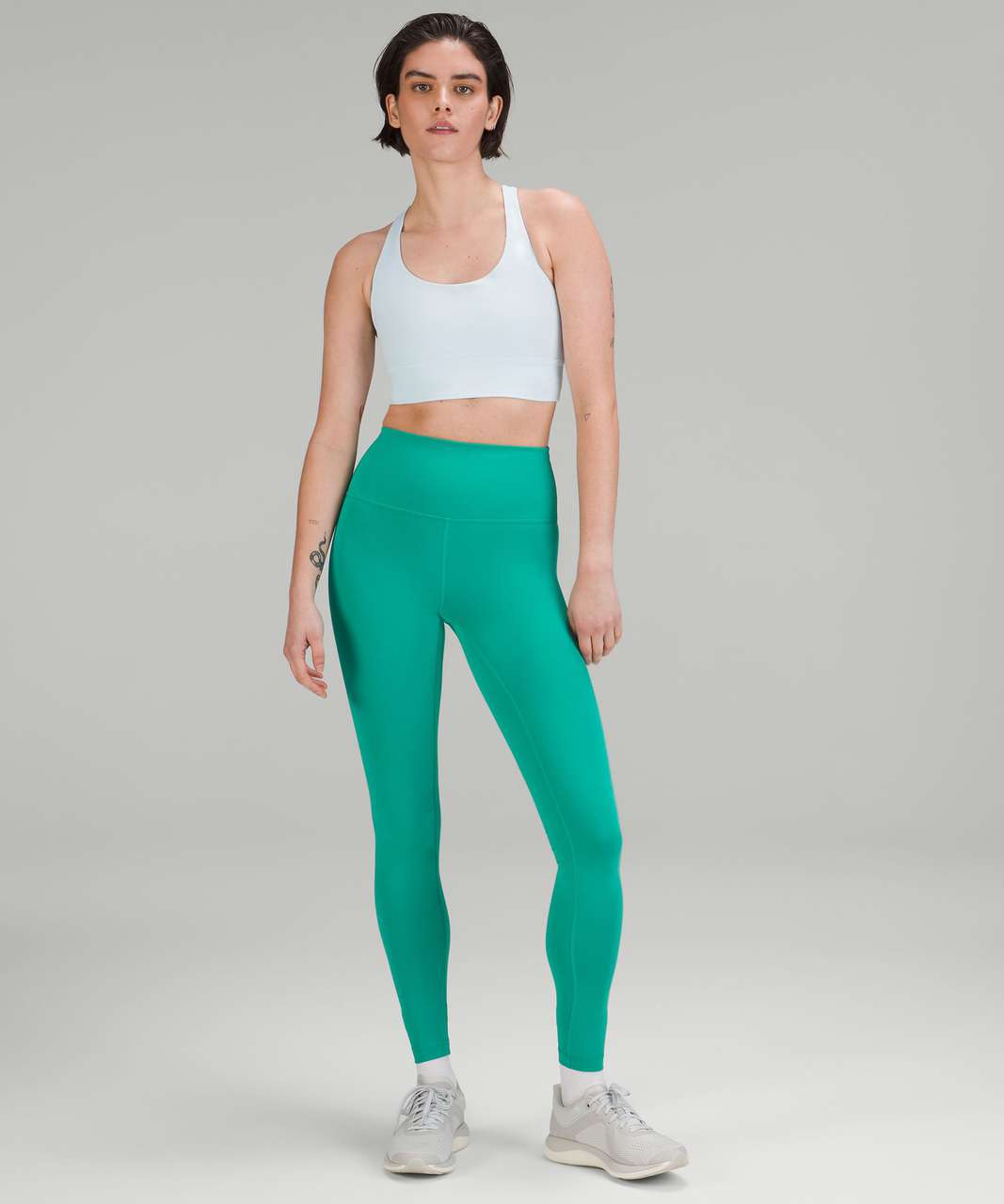 Lululemon Energy Longline Bra *Medium Support, B–D Cups - Delicate Mint -  lulu fanatics