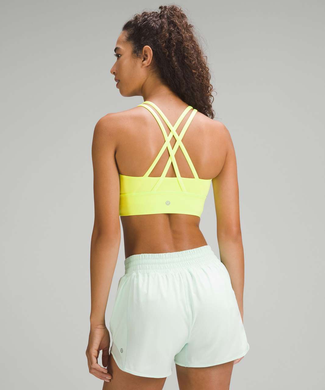 Lululemon Energy Bra *Medium Support, B–D Cups - Electric Lemon - lulu  fanatics