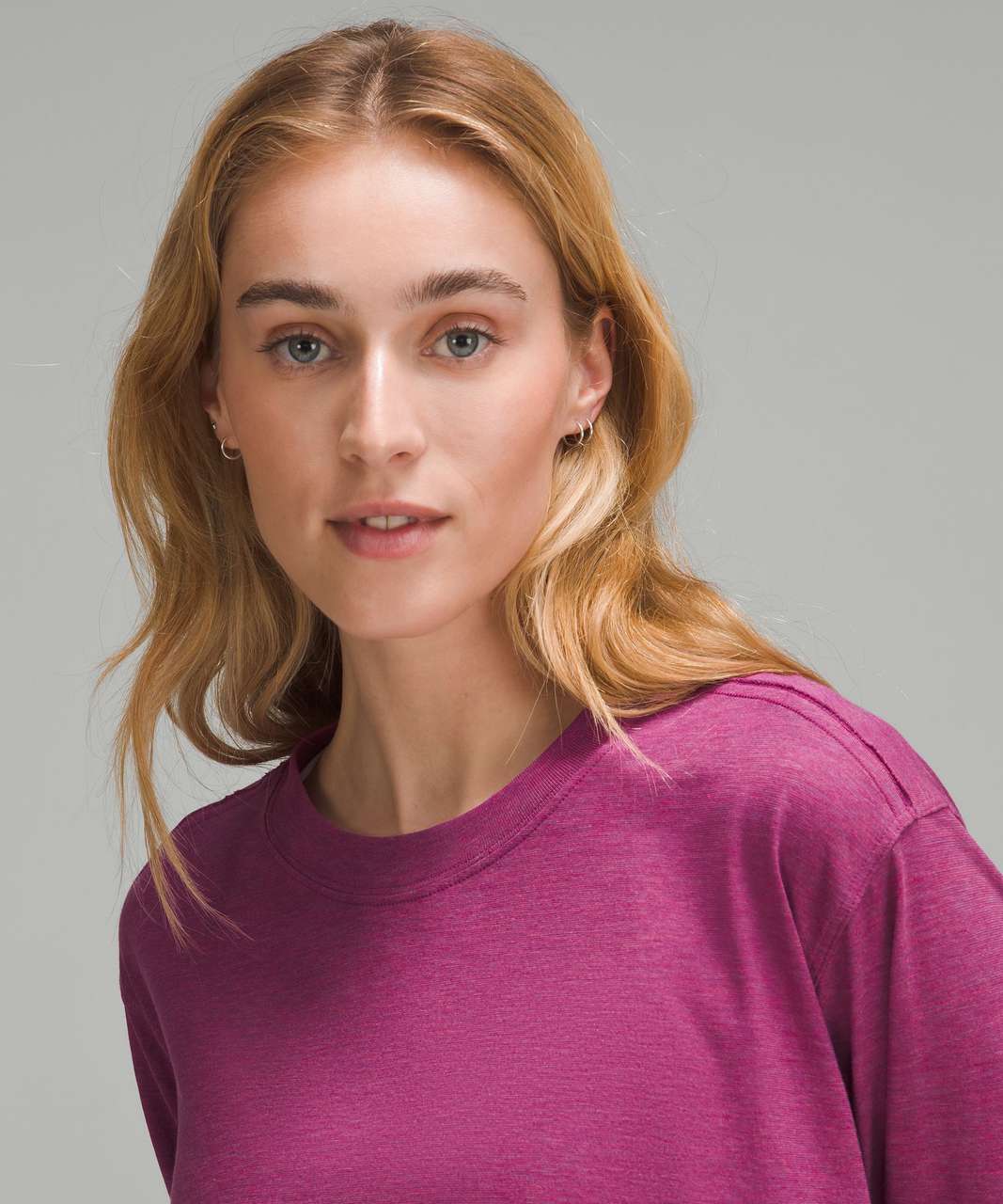 Lululemon All Yours Long-Sleeve Shirt - Heathered Magenta Purple