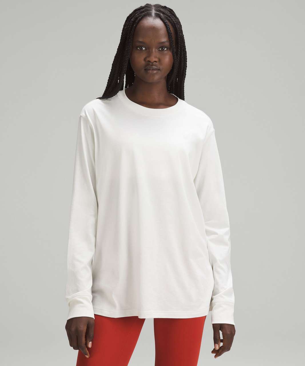 Lululemon All Yours Long-Sleeve Shirt - Bone - lulu fanatics