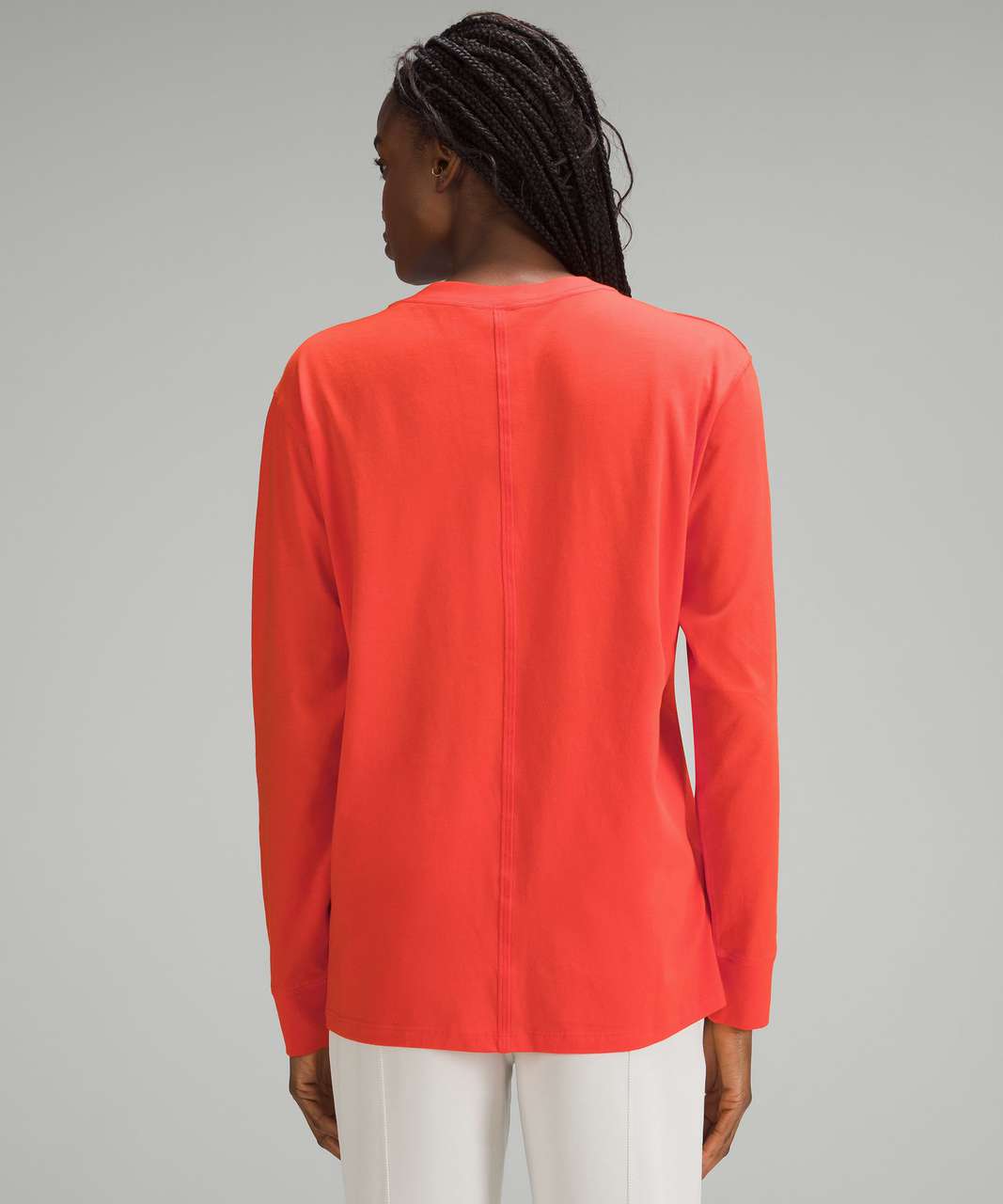 Orange comfortlux long-sleeved T-shirt total look