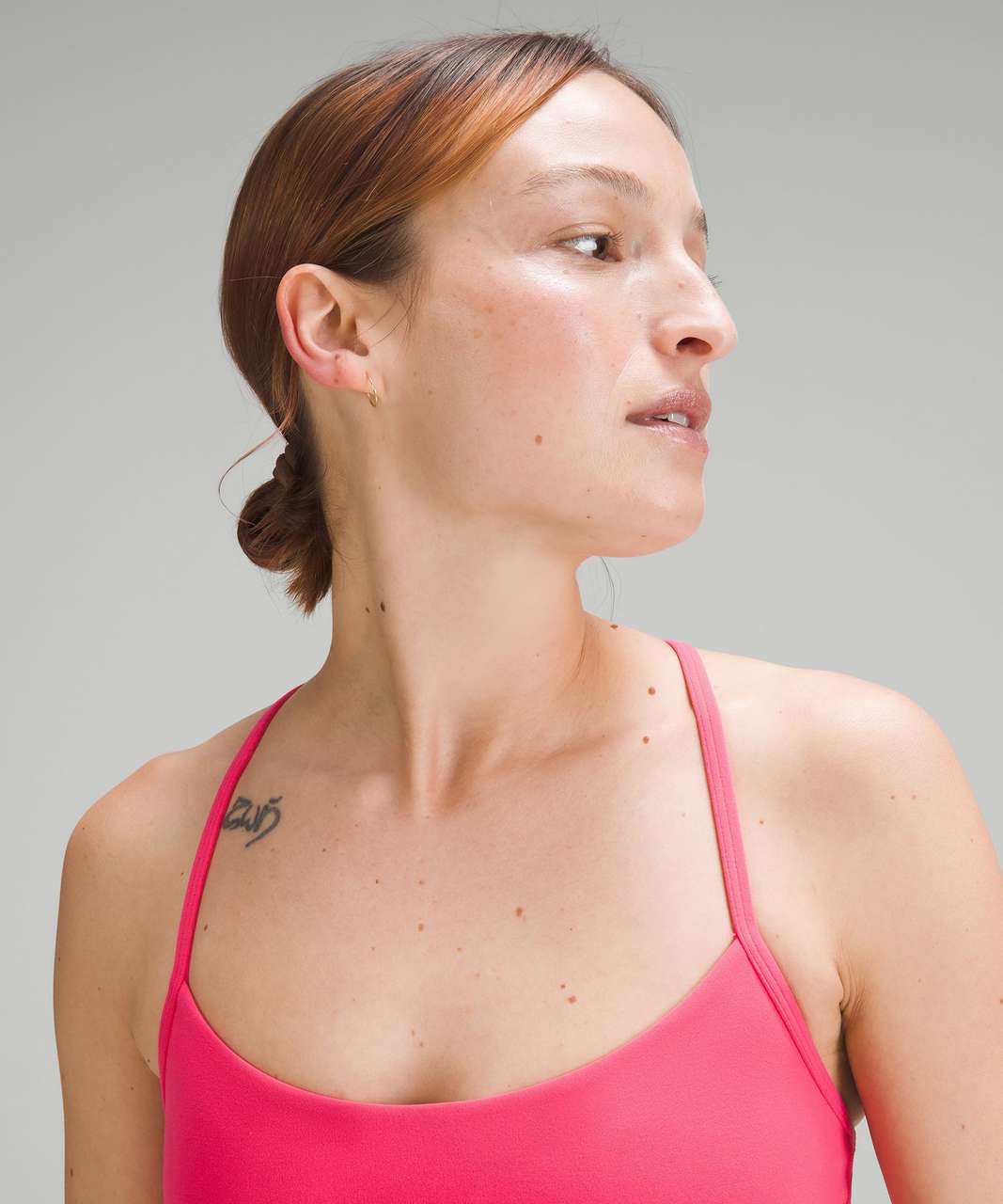 Lululemon Flow Y Bra Nulu *Light Support, A-C Cups - Lip Gloss - lulu  fanatics