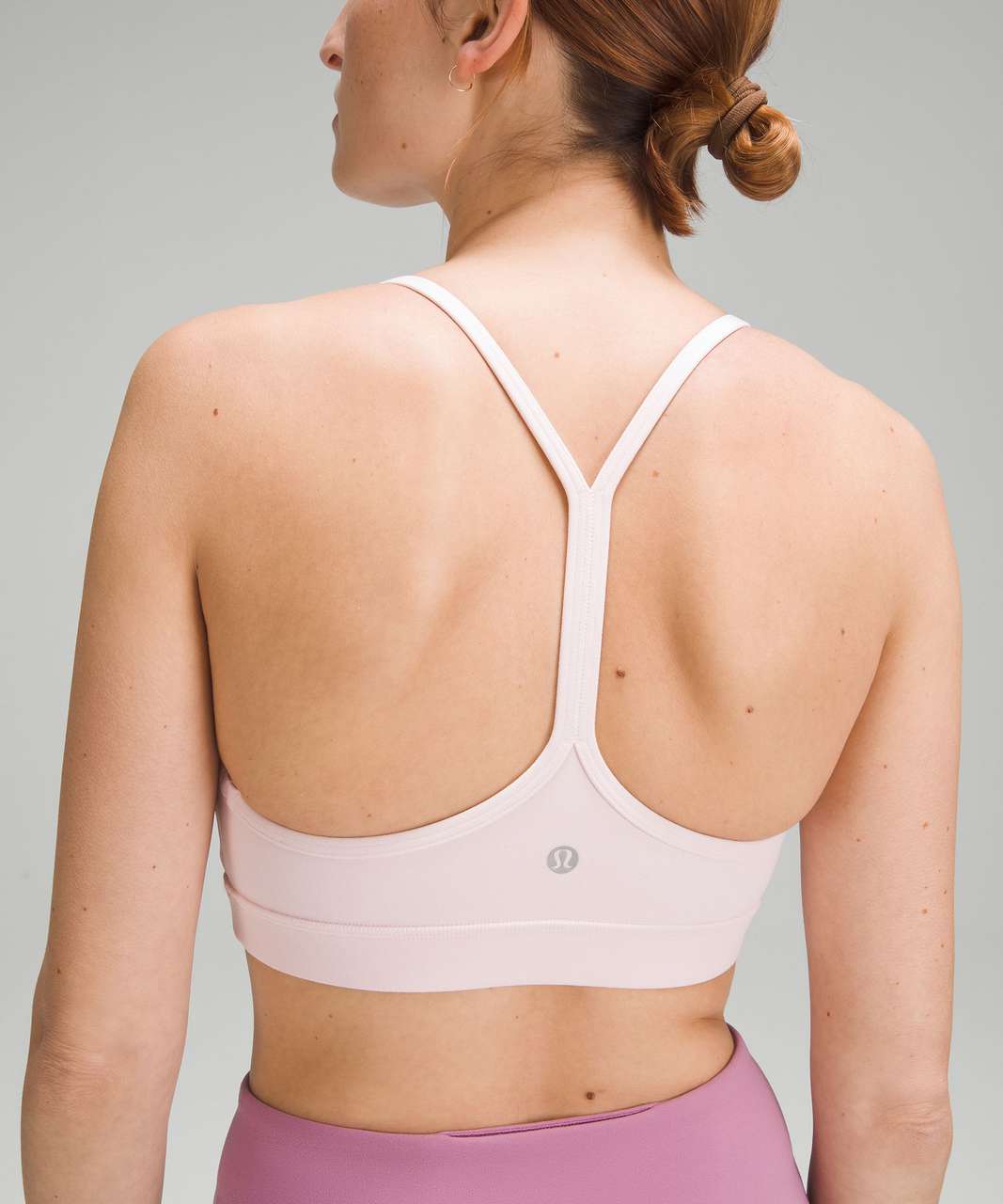 Lululemon Flow Y Bra Nulu *Light Support, A-C Cups - Flush Pink