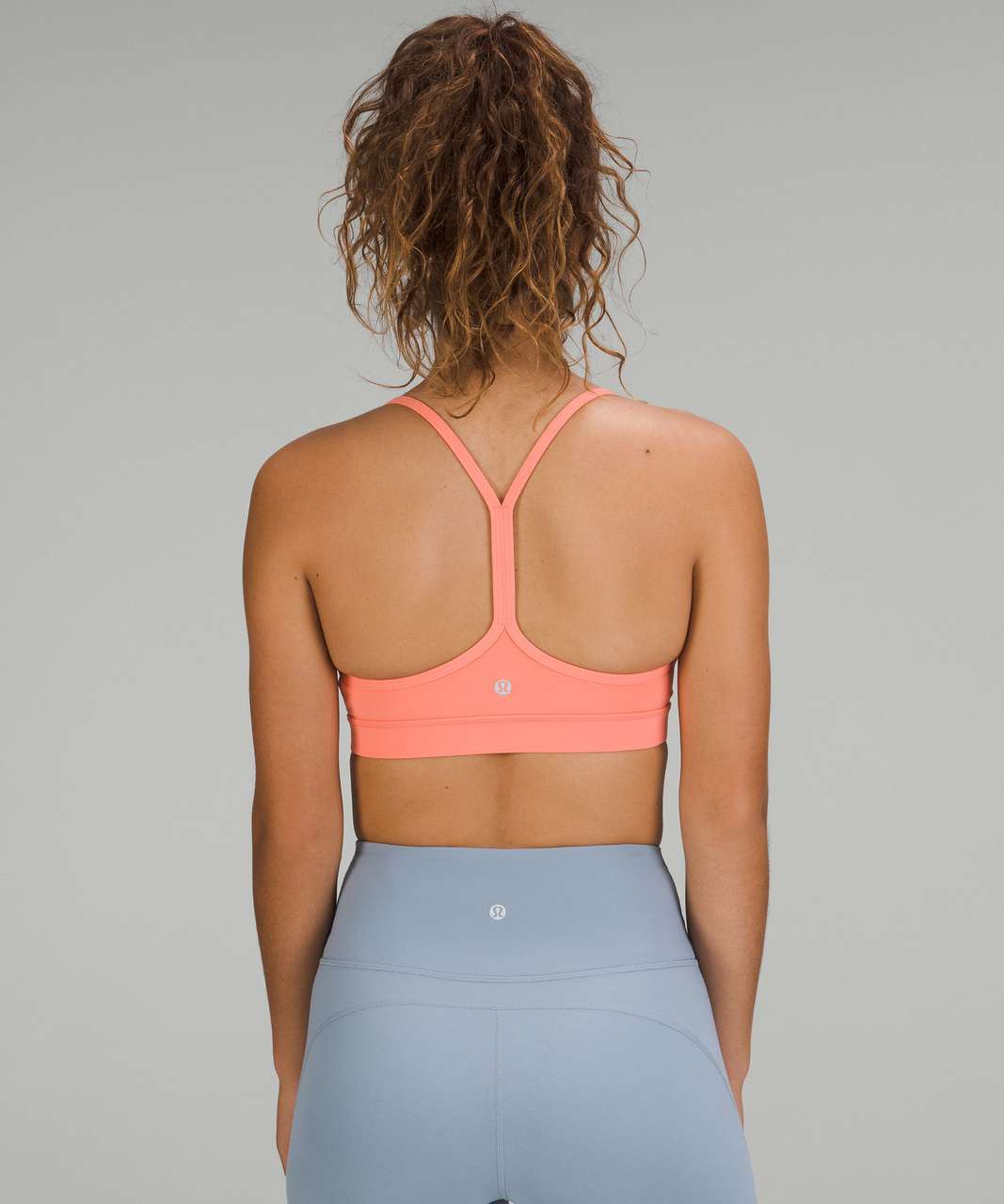 Lululemon Flow Y Nulu Bra *Light Support, A–C Cups - Strawberry