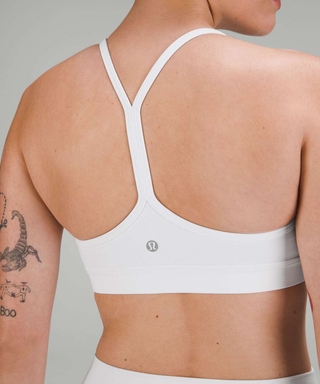 Lululemon Flow Y Bra Nulu *Light Support, A-C Cups - White