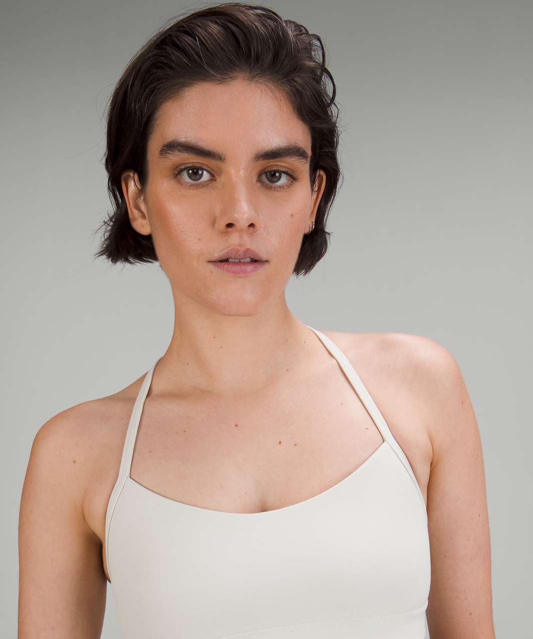 Lululemon Flow Y Bra Nulu *Light Support, A-C Cups - Bone