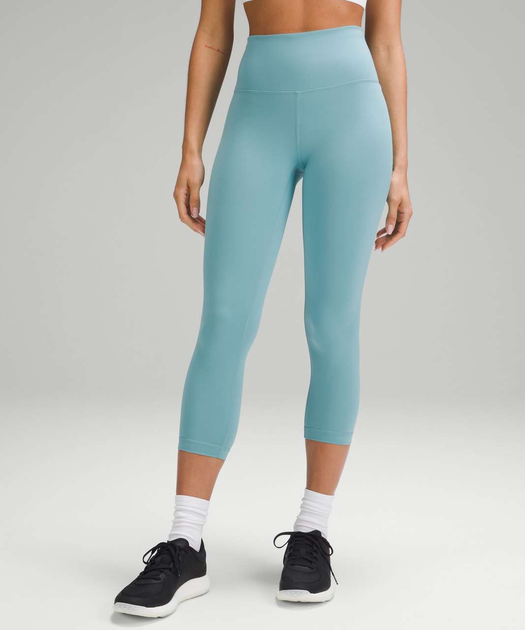 Lululemon Wunder Train High-Rise Crop 23" - Tidal Teal