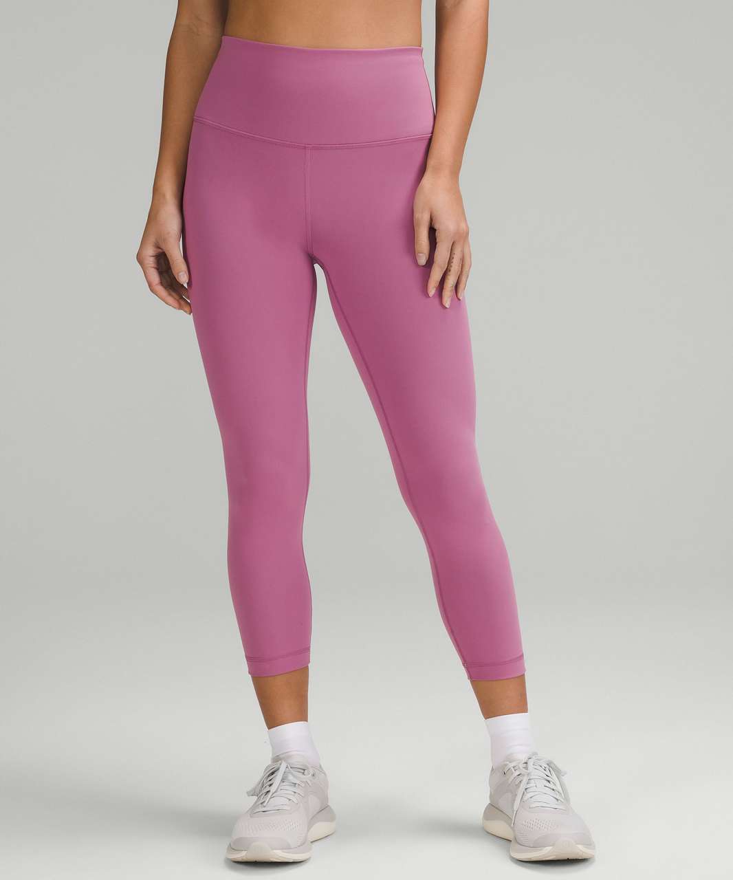 Lululemon Wunder Train High-Rise Crop with Pockets 23 - Brier Rose - lulu  fanatics