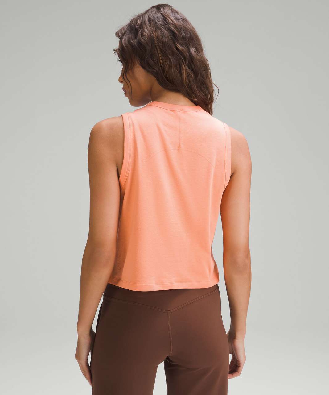 Lululemon Classic-Fit Cotton-Blend Tank Top - Sunny Coral