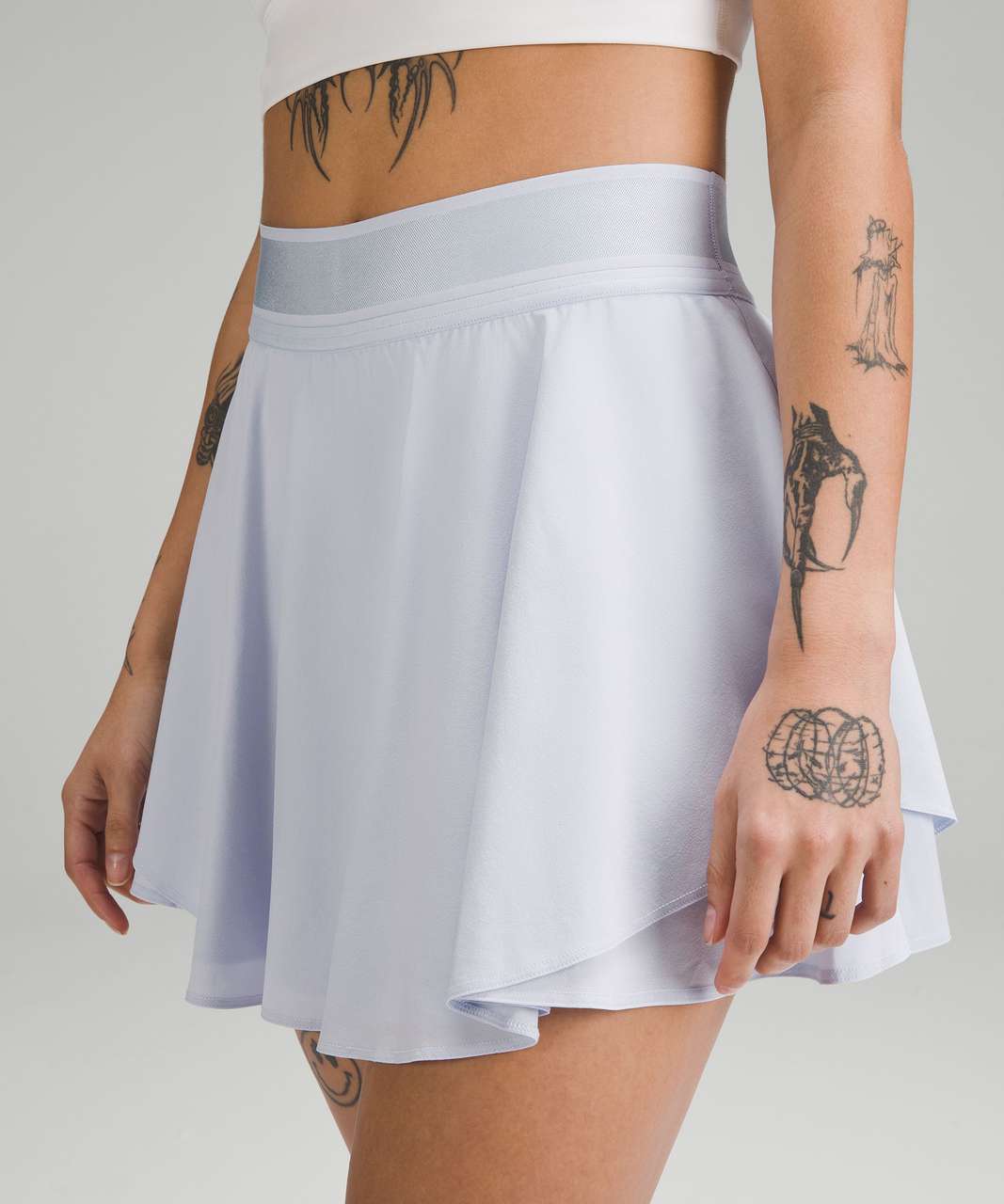 NEW Lululemon Court Rival HR High-Rise Skirt Long Pastel Blue Size 6-W8ABUT  PSLB