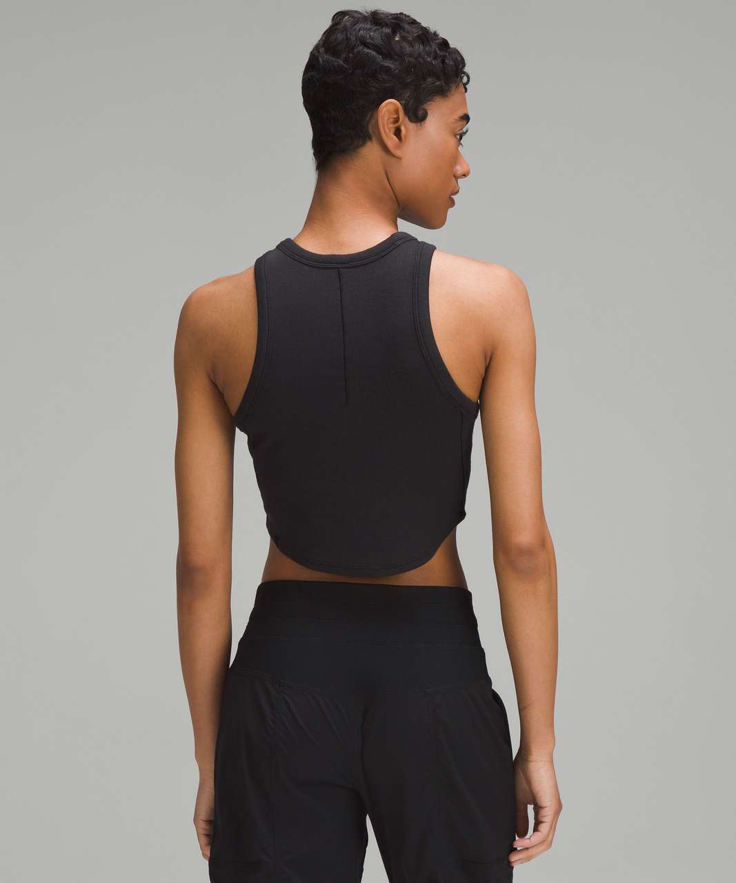 Lululemon Hold Tight Cropped Tank Top - Black