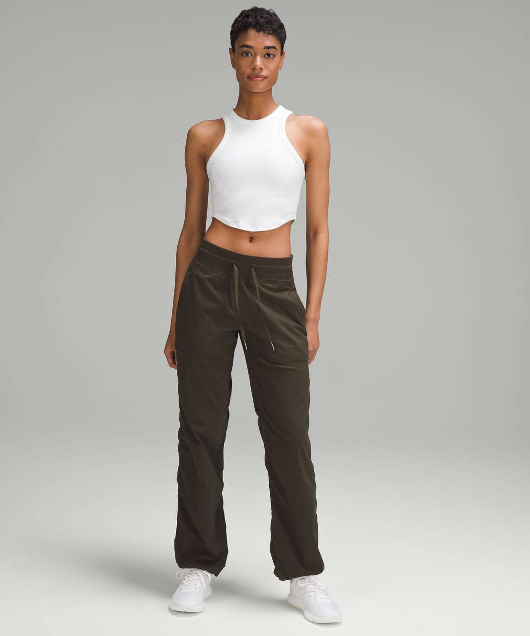 Lululemon Hold Tight Cropped Tank Top - White - lulu fanatics Lululemon Hold Tight Cropped Tank Top - White - lulu fanatics