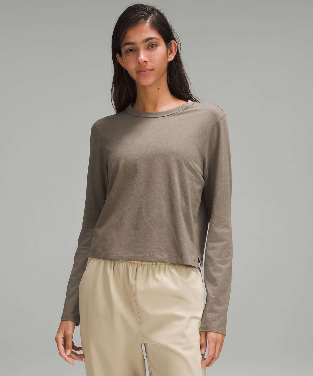 Lululemon Classic-Fit Cotton-Blend Long-Sleeve Shirt - Nomad - lulu ...