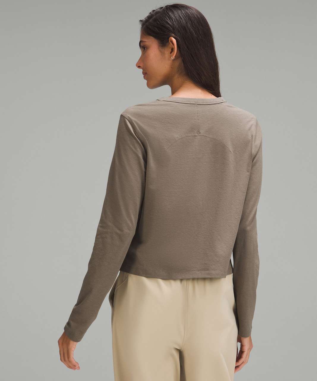 NWT Lululemon It's Rulu Run Long Sleeve Roasted Brown RTDB Size : 6&8