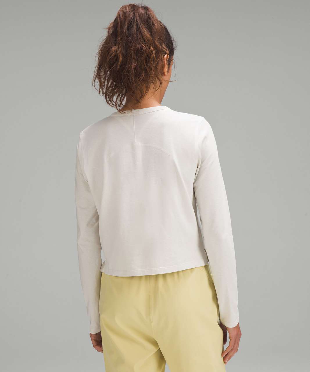 lululemon athletica Pique Oversized-fit Long-sleeve Shirt in Natural