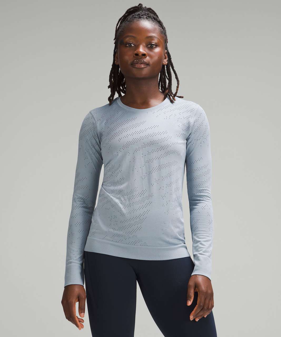 Lululemon Swiftly Relaxed Long-Sleeve Shirt - Strata Wave Chambray /  Chambray - lulu fanatics