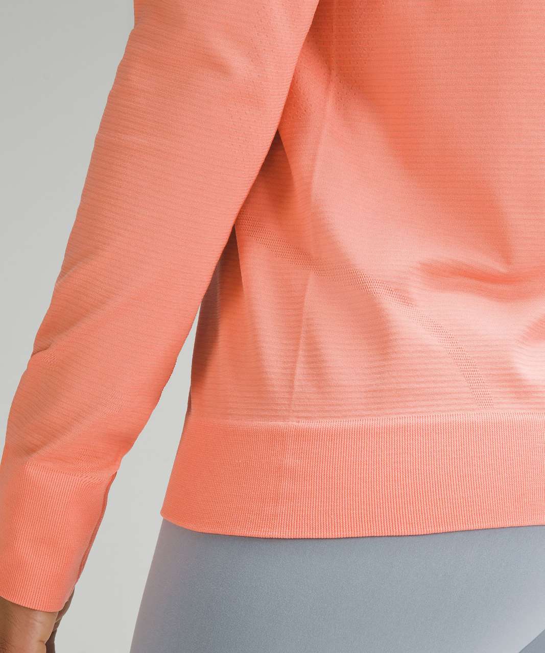 Lululemon Swiftly Relaxed Long-Sleeve Shirt - Sunny Coral / Sunny Coral