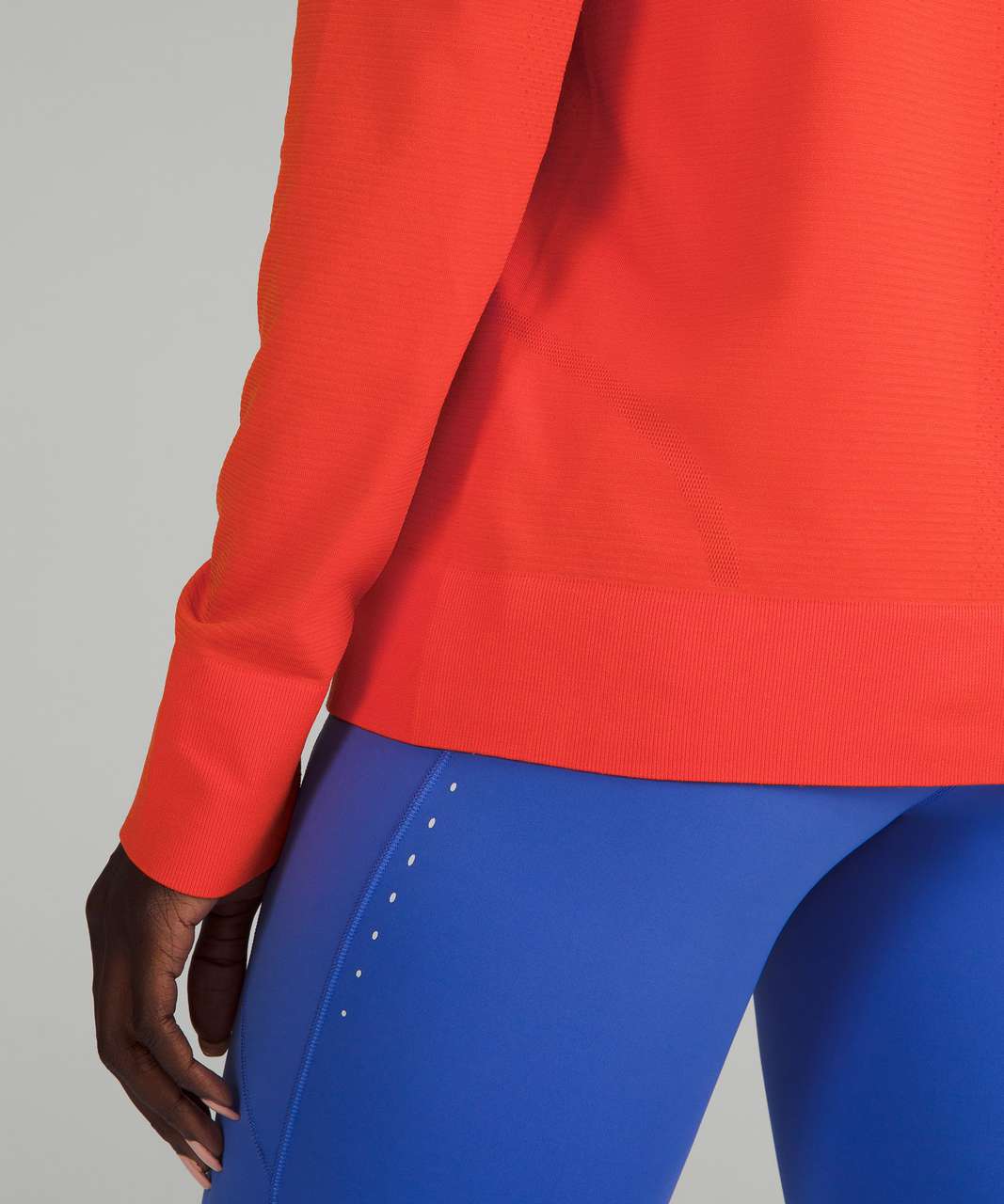 Lululemon Swiftly Relaxed Long-Sleeve Shirt - Solar Orange / Solar Orange