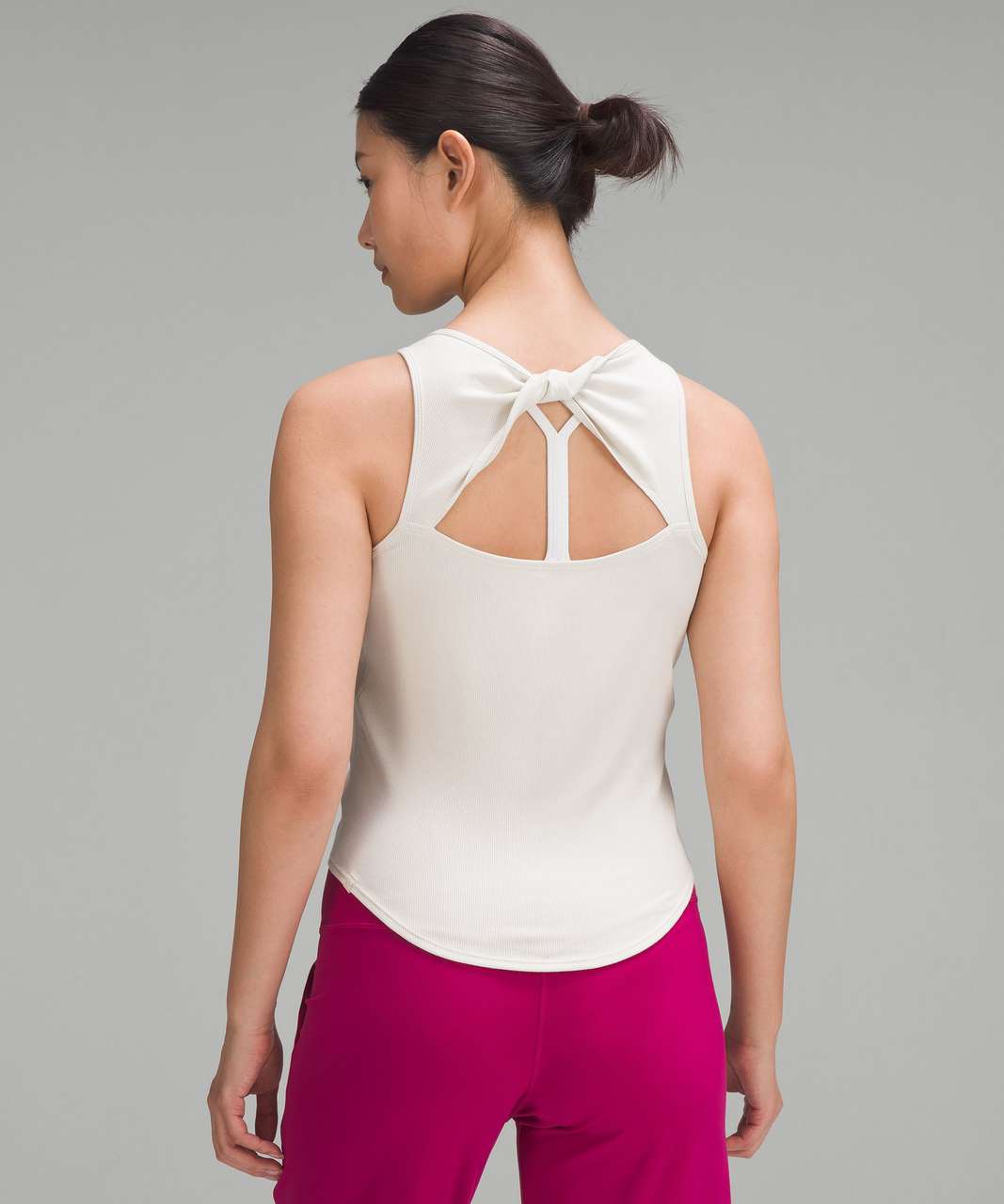 Lululemon Modal Silk Twist-back Yoga Tank Top