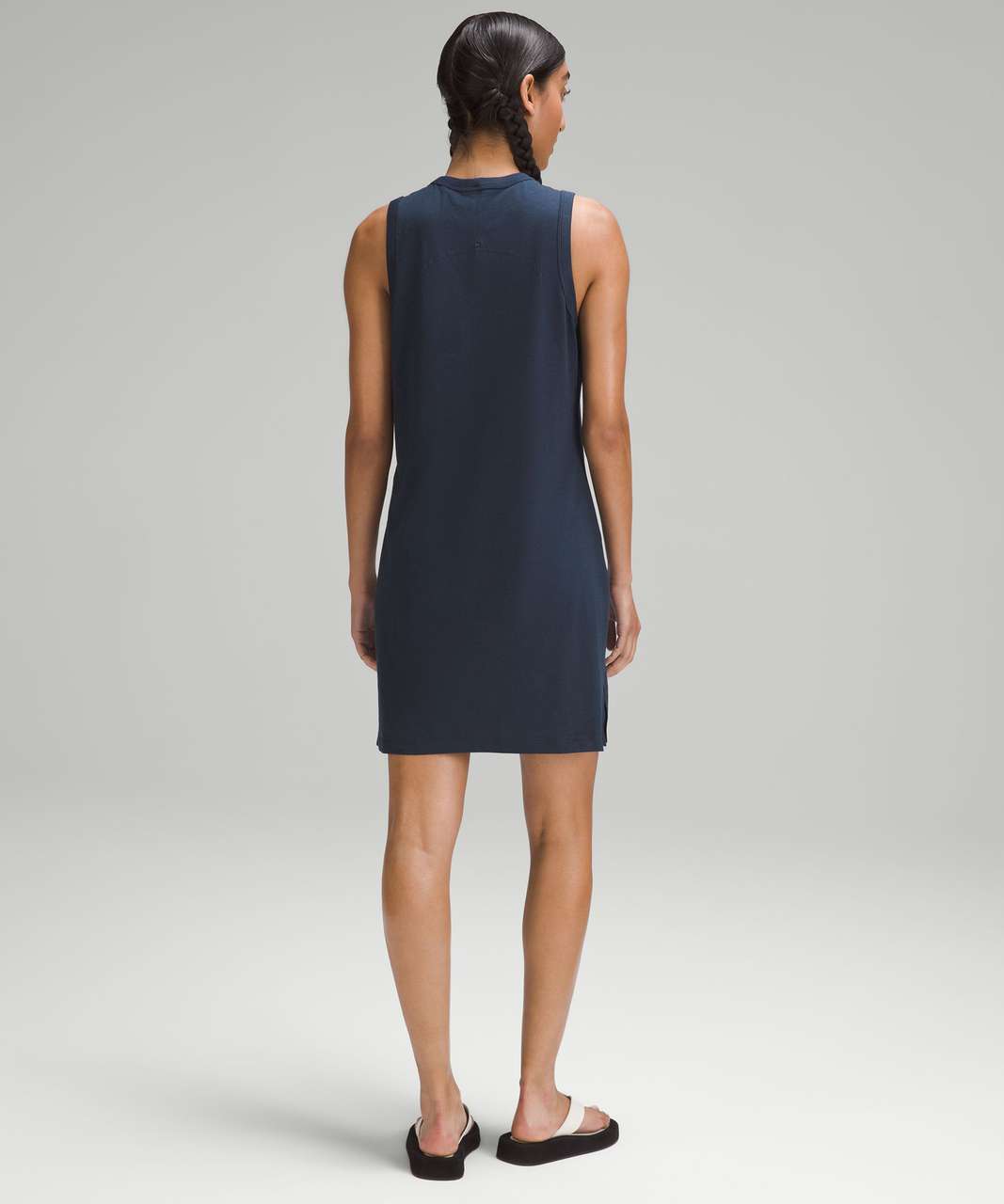 Lululemon Classic-Fit Cotton-Blend Dress - True Navy - lulu fanatics