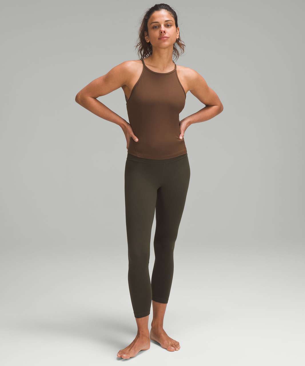 Lululemon Lightweight High-Neck Yoga Tank Top - Java