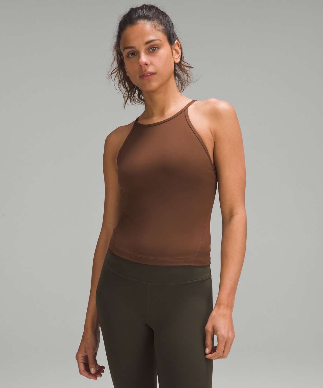 Lululemon Align High-Neck Tank Top Brown Size 6 - $68 (73% Off Retail) New  With Tags - From Marissa