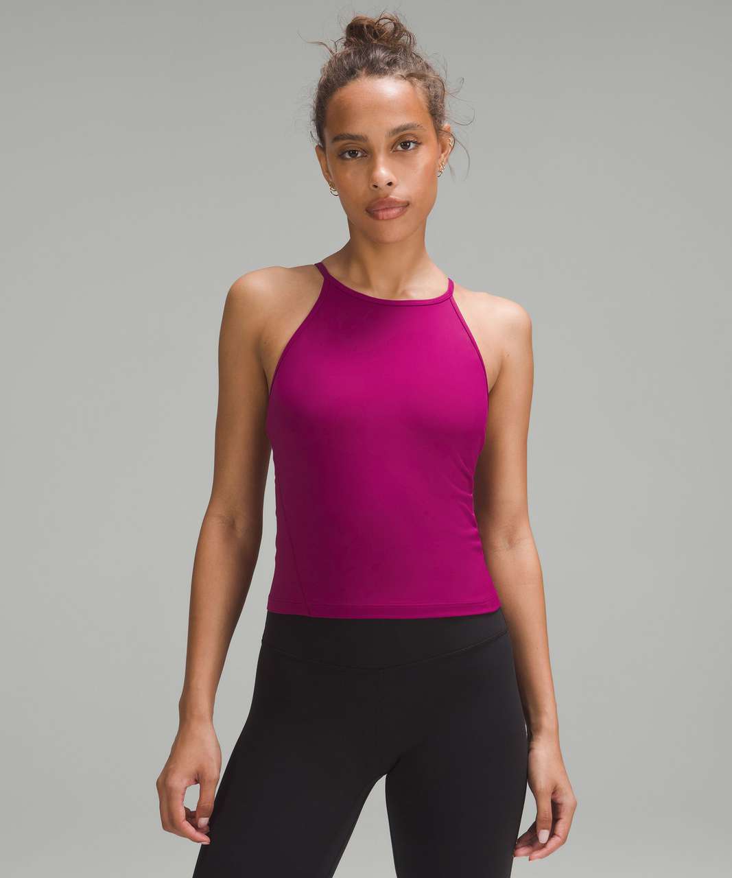 Lululemon athletica Ribbed Nulu Asymmetrical Yoga Tank Top