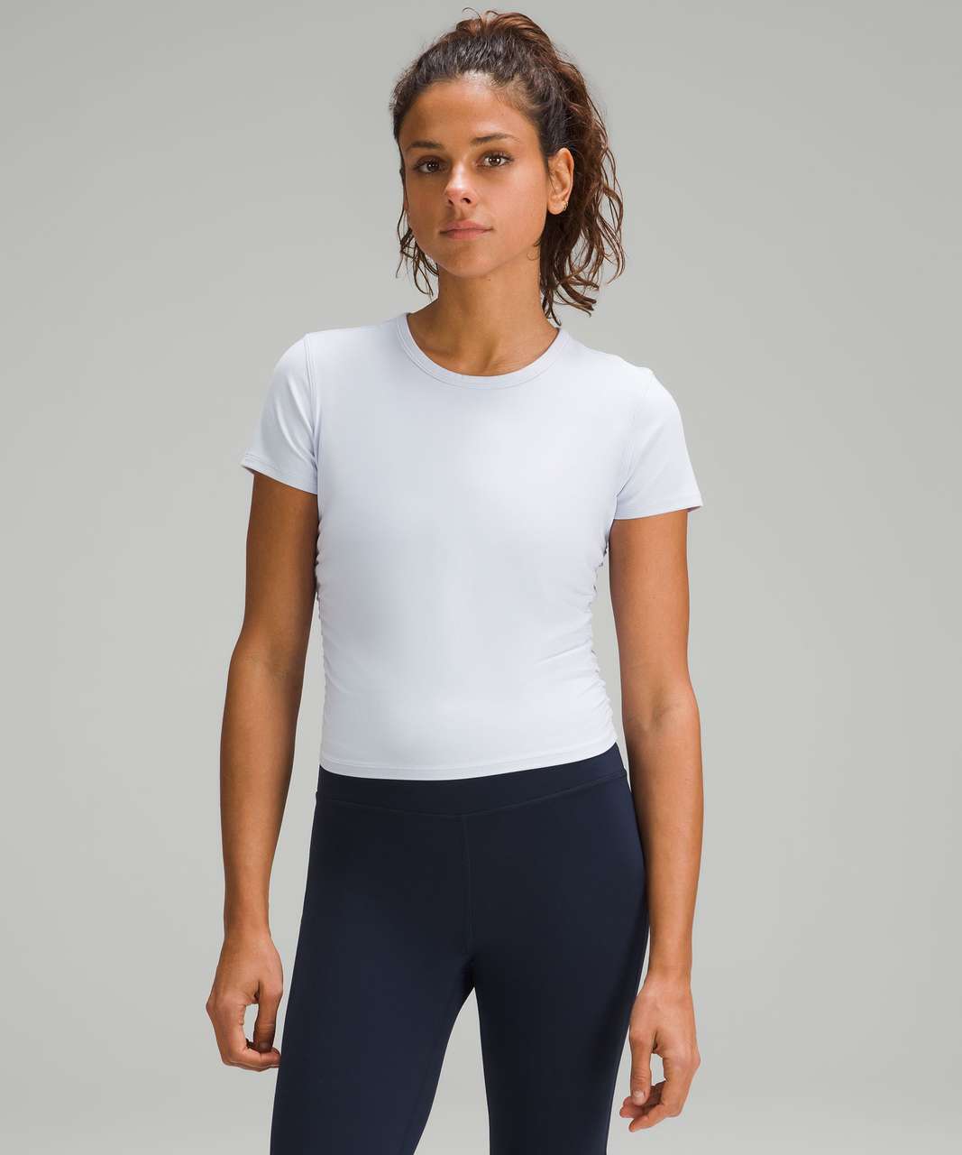 Lululemon All It Takes Short-Sleeve Shirt Nulu - Blissful Blue - lulu ...